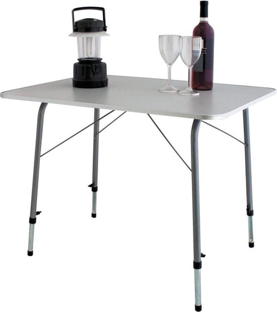 Eurotrail Cadiz L - Campingtafel - 121 x 61 cm - Grijs van Eurotrail — afbeelding 4