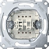 Sokkel - Impulsdrukker Dubbel - Merten - Schneider Electric - MTN3155-0000