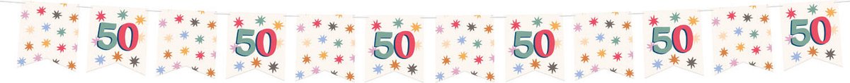 Folat - Vlaggenlijn Starburst 50 jaar - 6 meter