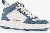ONLY Shoes hoge dames sneakers met denim - Blauw - Maat 39