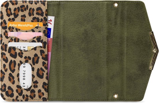 Mobilize - Coque iPhone 12 Pro Max - Pochette Léopard Vert