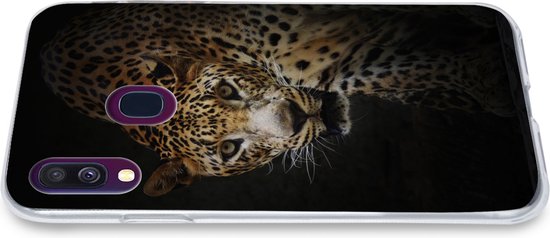 Coque Samsung Galaxy A40 - Léopard - Animaux sauvages - Légère - Coque de téléphone en Siliconen