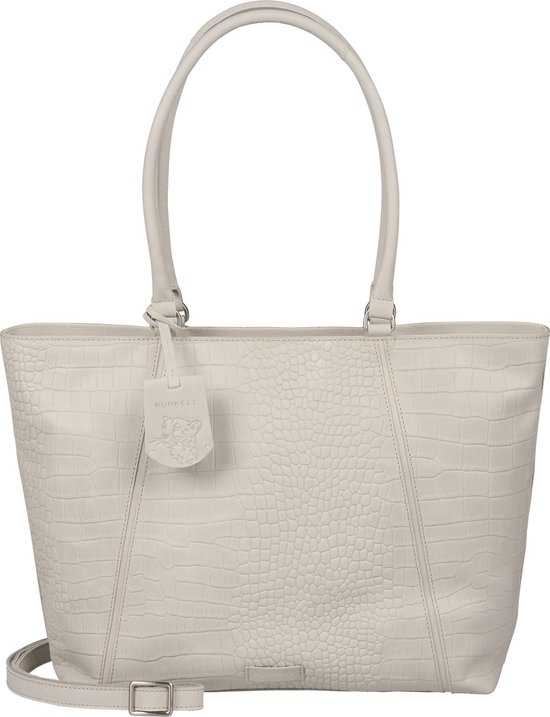 BURKELY Cool Colbie Dames Wide Tote - 15,6 inch laptopvak - Wit