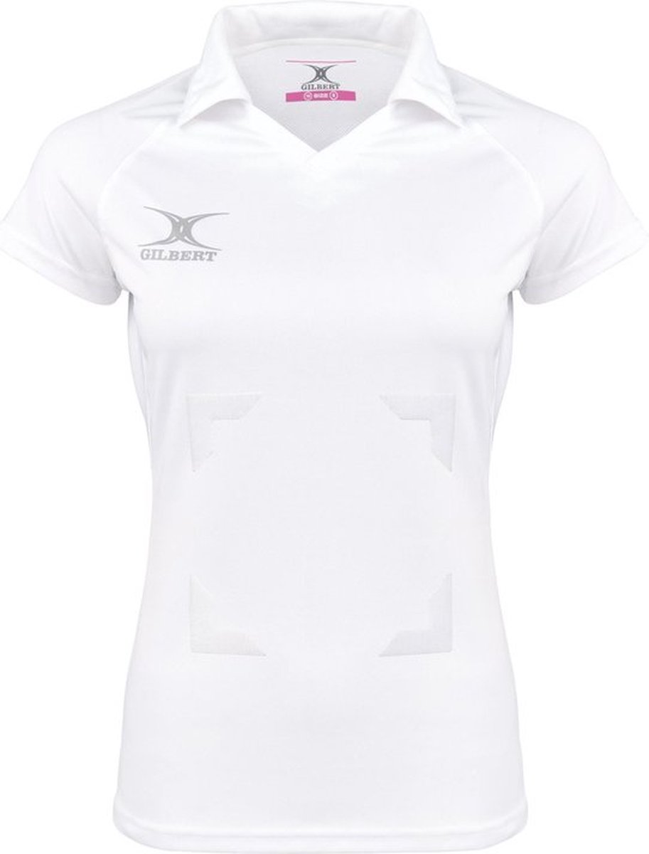 Gilbert Netball Eclipse Shirt Girls - 7 - 8 Yrs - Wit