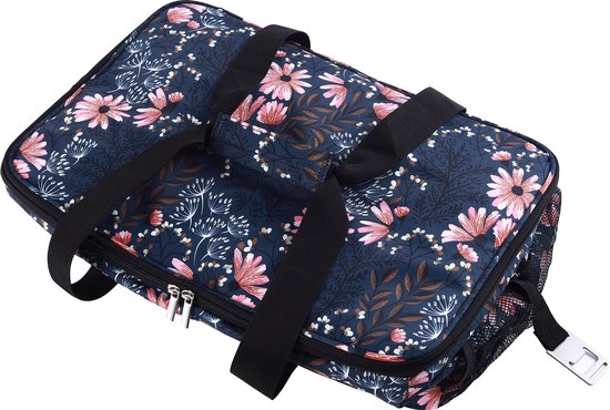 Packaway 4 Laags Geïsoleerde Koeltas - Lunchtas 30 liter - Japanese Flower van Packaway — afbeelding 3