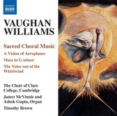Choir Of Clare College Cambridge, James McVinnie, Ashok Gupta, Timothy Brown - Vaughan Williams: Sacred Choral Music (CD)