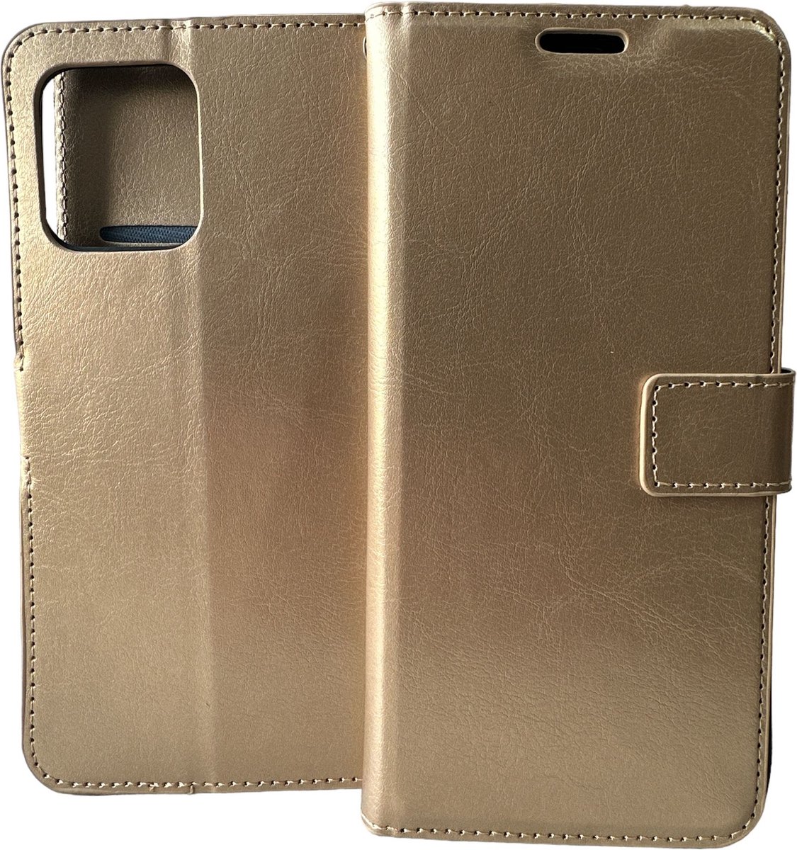 Portemonnee Book Case Hoesje Geschikt voor: Motorola Moto Edge 40 Pro - Goud