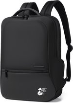 Grey Fox Sac à dos pour ordinateur portable - 14,1 pouces - Cartable - Hydrofuge - Insert valise - Grande capacité 27L - Zwart