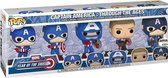 Funko Pop! Marvel 5-Pack - Captain America through the Ages - Amazon Exclusive