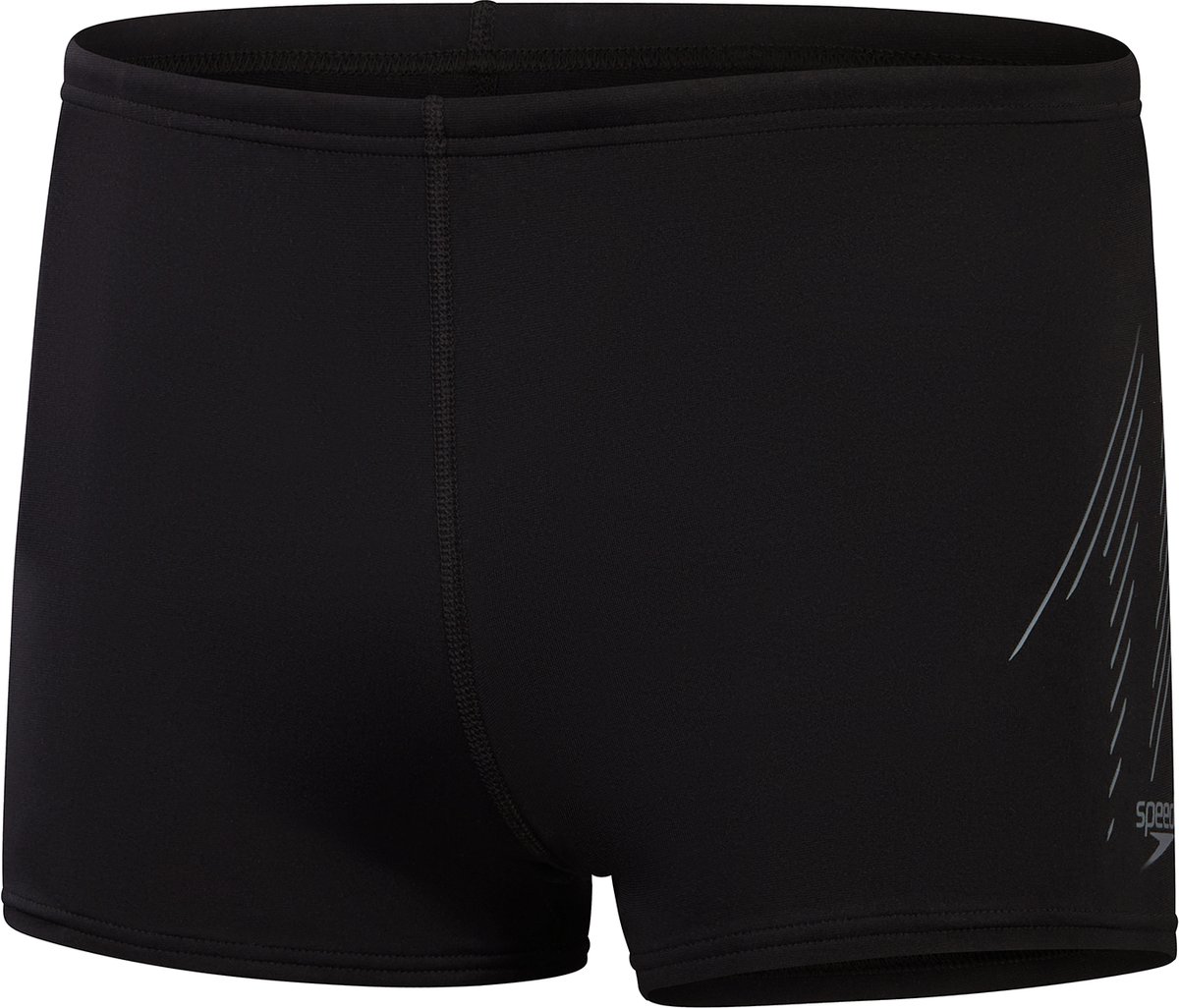 Speedo Hyper Boom Placement Aquashort Zwart/Grijs Heren Sportzwembroek - Maat 4