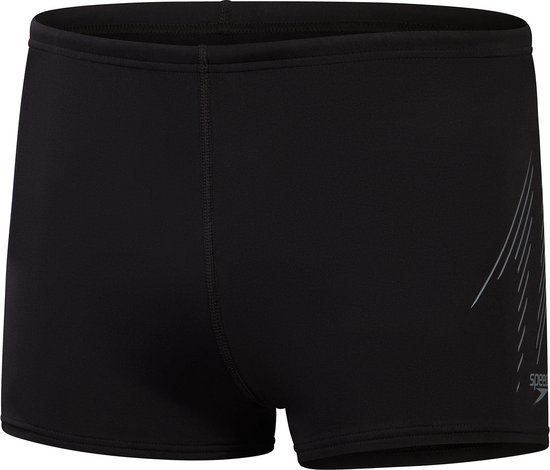 Short de natation de sport Speedo Hyper Boom Placement Aquashort Zwart/ Grijs pour hommes - Taille 4