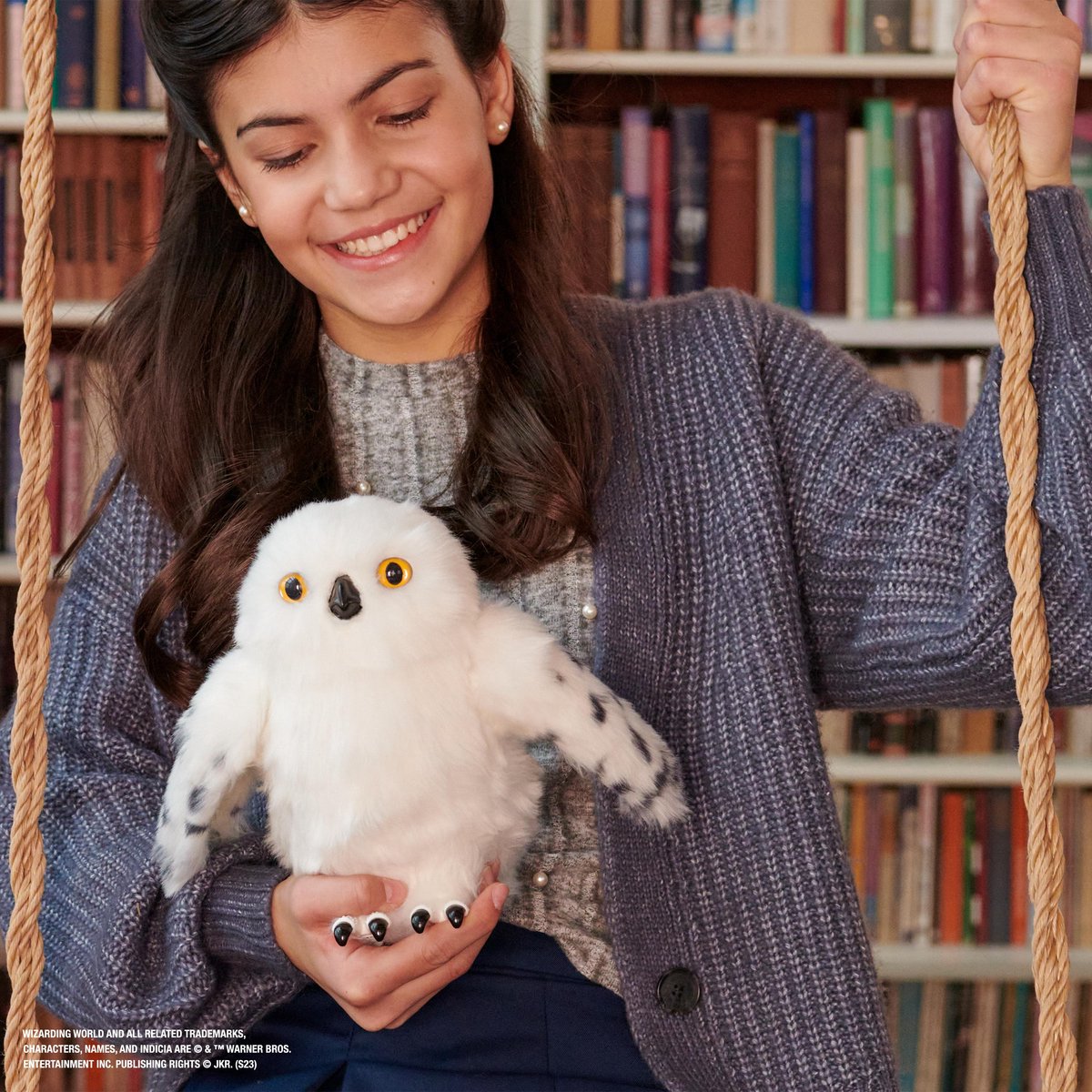 Harry Potter - Interactieve Uil Hedwig - 27cm - Met Geluiden en Bewegingen — afbeelding 21