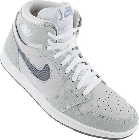 Air Jordan 1 Mid Zoom CMFT 2 - Heren Basketbalschoenen Schoenen Grijs  DV1307-101 -... | bol