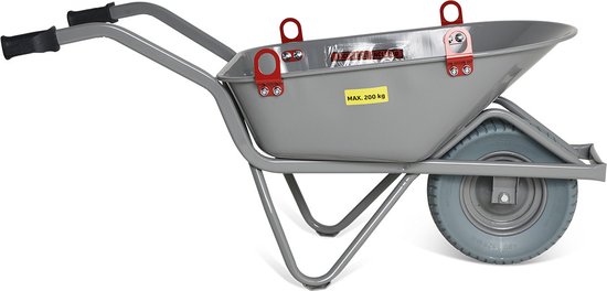 Matador kruiwagen met hijsogen, 80L van Matador. — afbeelding 4