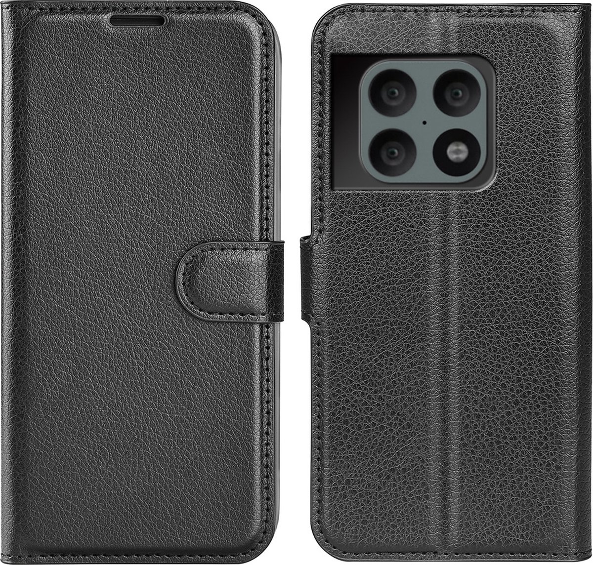 ProGuard OnePlus 10 Pro Wallet Flip Case Zwart