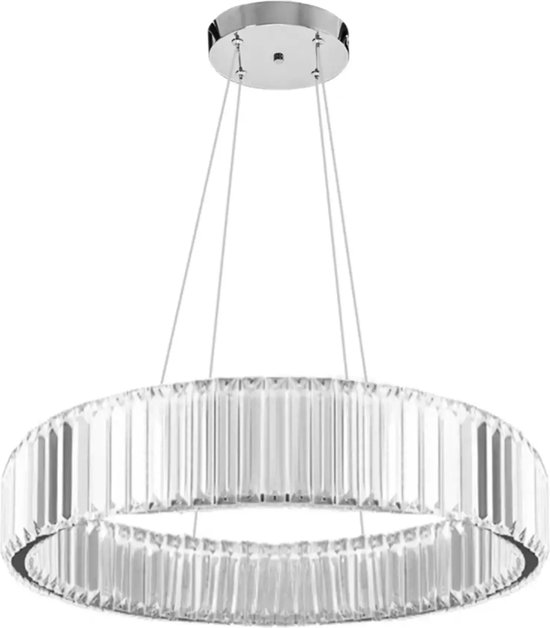 TooLight Hanglamp APP982-CP - Aluminium - Ø40 cm - Chroom