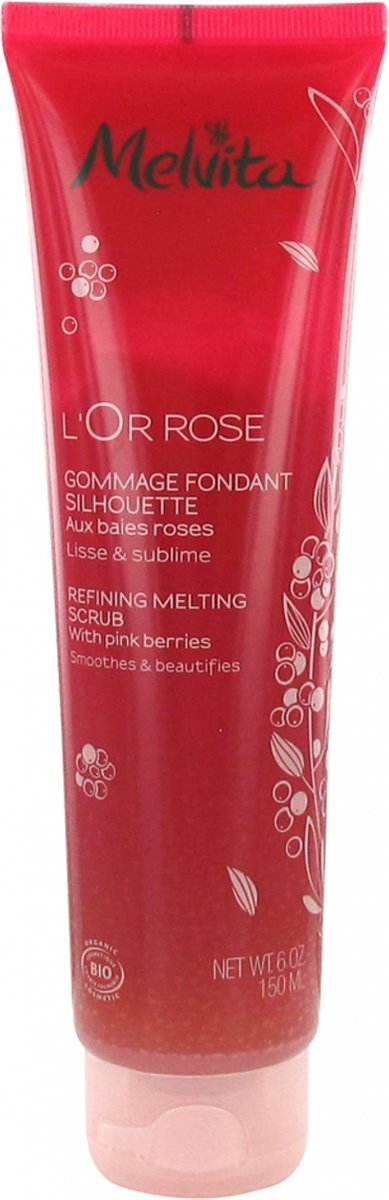 Melvita L'Or Rose Organic Pink Berry Silhouette Scrub 150 ml