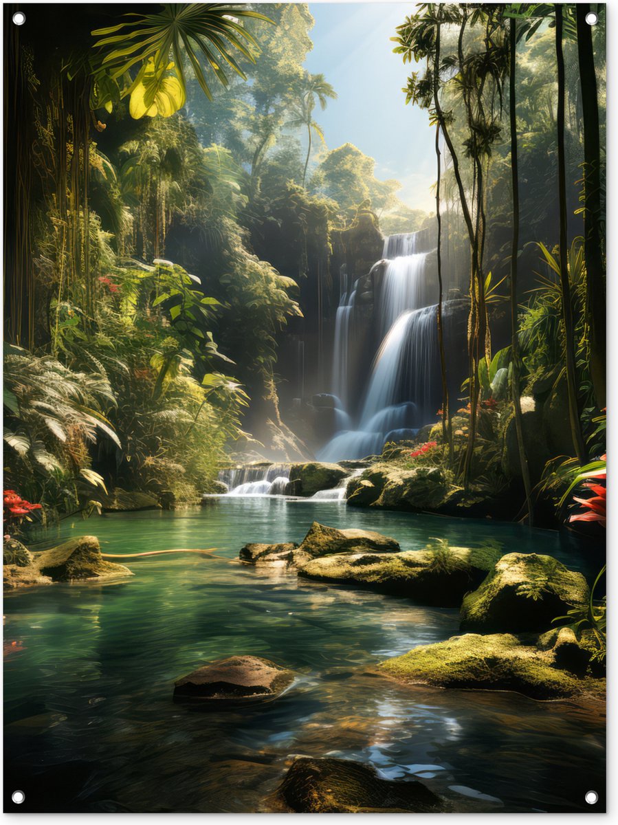 Tuinposter 'Waterval' - Teun's Tuinposters Tuinposter 'Waterval' - Teun's Tuinposters