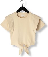 Ai&Ko Troya Co 125 G Tops & T-shirts Meisjes - Shirt - Ecru - Maat 152