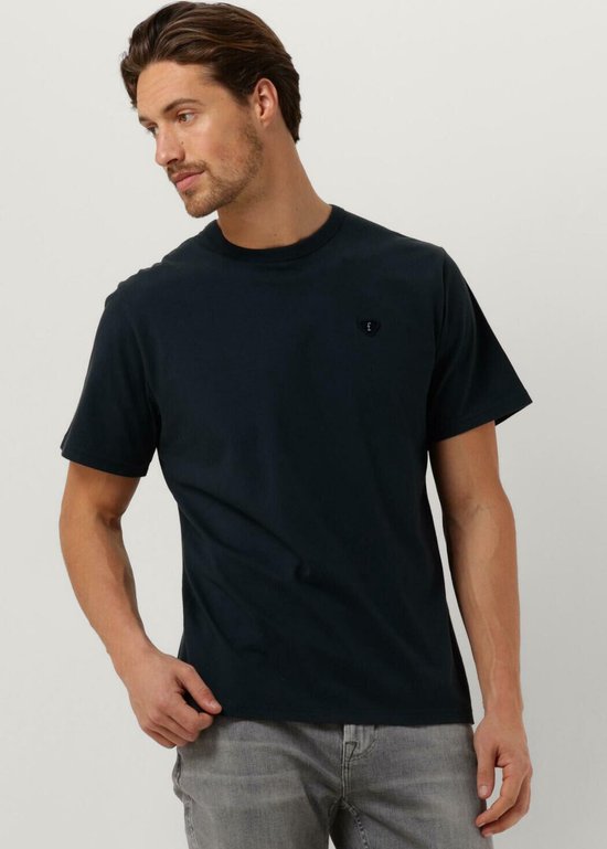 Forét Patch T-shirt Polo's & T-shirts Heren - Polo shirt - Donkerblauw - Maat XL