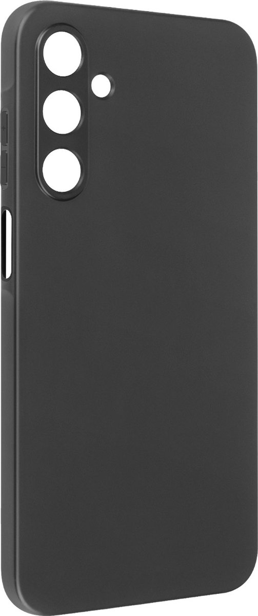 Avizar Hoesje Geschikt voor Samsung Galaxy A25 5G Siliconen Mat Soft Touch, Zwart