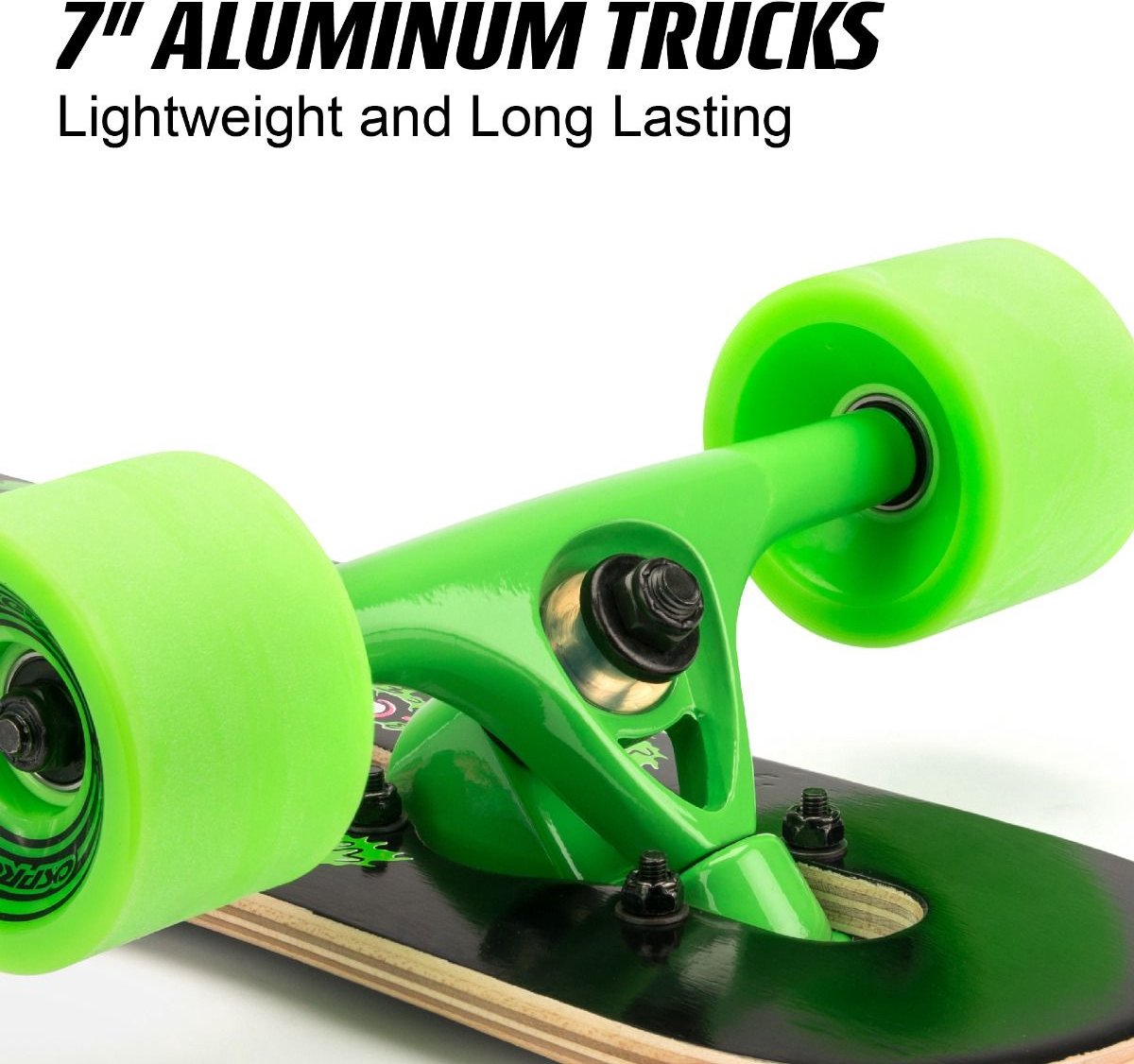 Osprey Character 39" Twin Tip Longboard - Drop-Through Trucks - ABEC 9 — afbeelding 7