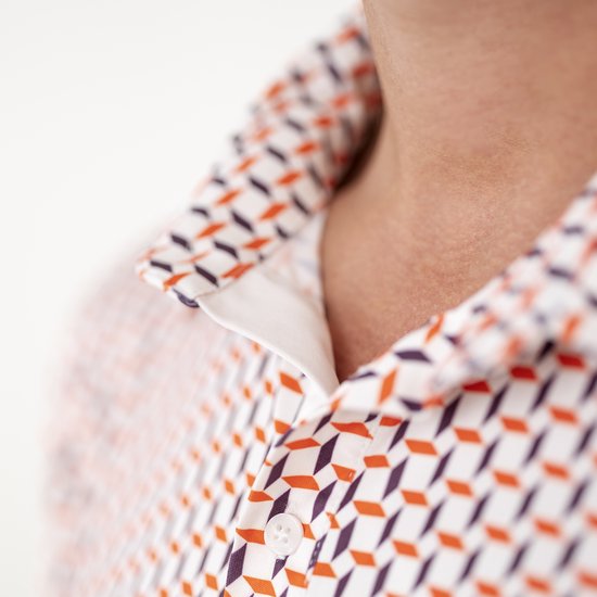 Func Factory mannen Poloshirt Steve retroprint maat L van Func Factory — afbeelding 5