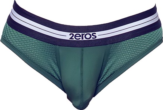 2EROS AKTIV Helios Brief Hunter Green - MAAT XL - Heren Ondergoed - Slip voor Man - Mannen Slip