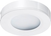 Ledisons Adria - 2 witte LED-opbouwspots met afstandsbediening - dimbaar - 3 jaar garantie - 2700K (extra warm-wit) - 200 Lumen 3W - IP44