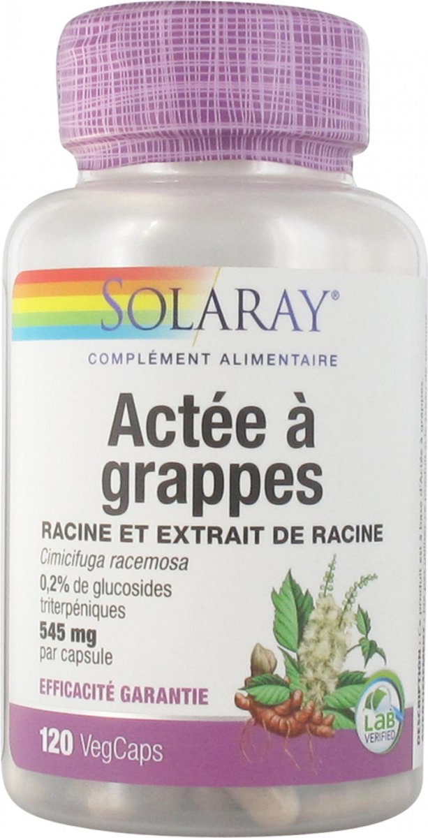 Goedkoopste Solaray Cohosh 120 Plantaardige Capsules