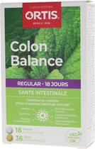 Ortis Colon Balance Regular 18 Ochtend Tabletten + 36 Avond Tabletten