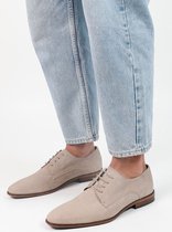 Sacha - Homme - Chaussures à lacets en daim beige - Pointure 43