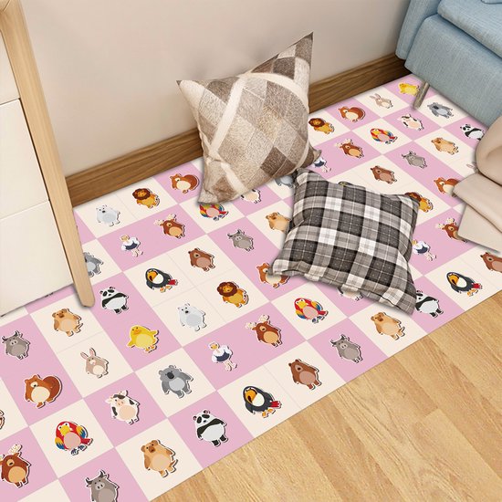 Ulticool Décoration Autocollant carrelages - Mignons Animaux Mignons Chambre d'enfant Bébé Bambin Enfant - 15x15 cm - 15 pièces Autocollants pour carrelage Autocollants pour meubles - Carrelage autocollant - Salle de bain - Cuisine