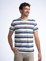 Petrol Industries - T-shirt rayé pour homme Islander - Blauw - Taille L