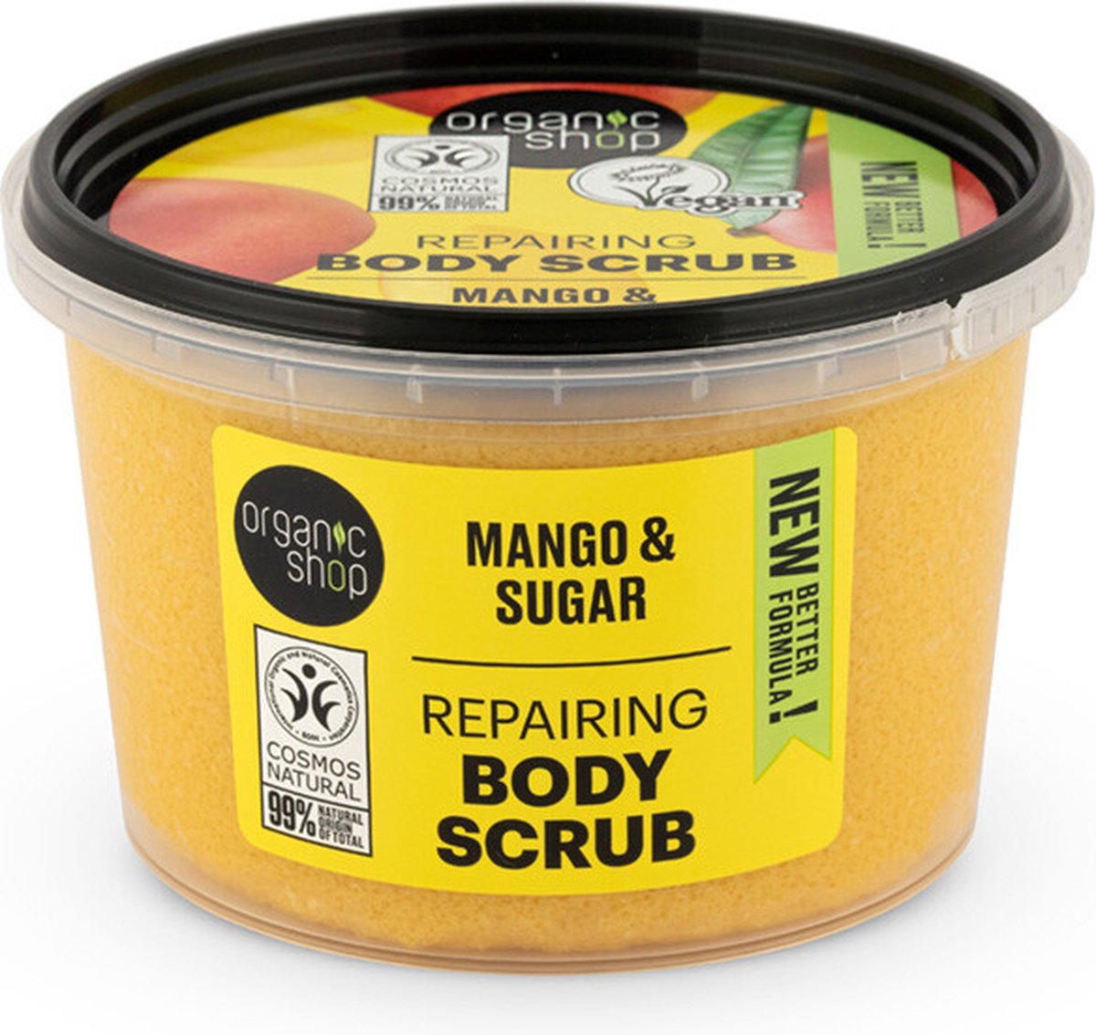 3x Organic Shop Body Scrub Kenyan Mango 250 ml
