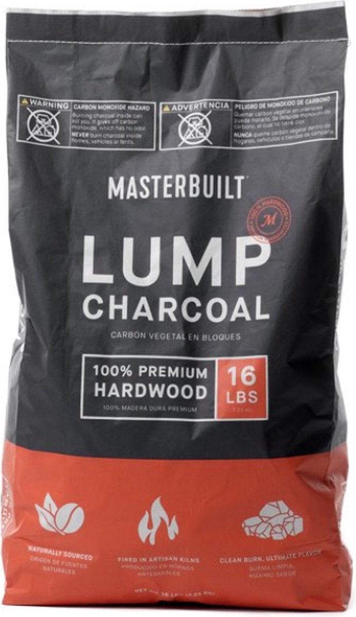 Masterbuilt Lump Charcoal 7,2 kg  - Kolen - Houtskool - 100% premium hardhout
