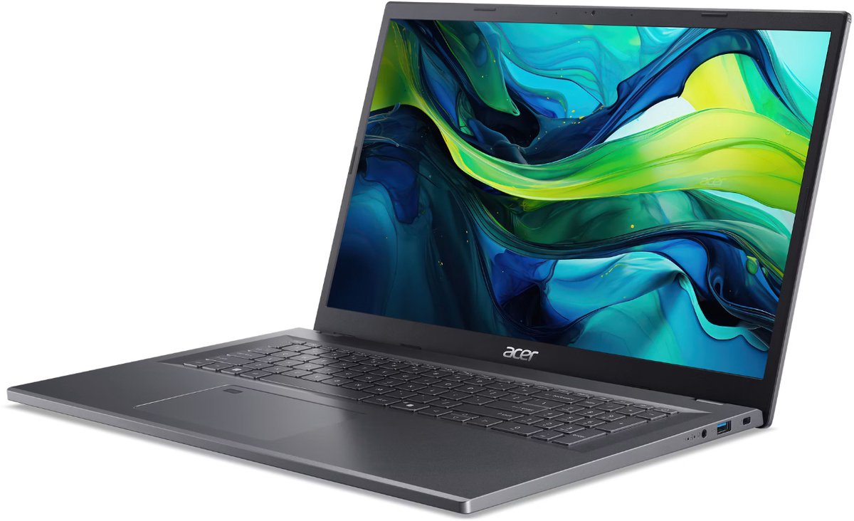 Aspire 17 A17-51M-70AQ - Laptop - 17 inch - Core 7 - 16GB - 1TB SSD - Verlicht toetsenbord - Grijs — afbeelding 5
