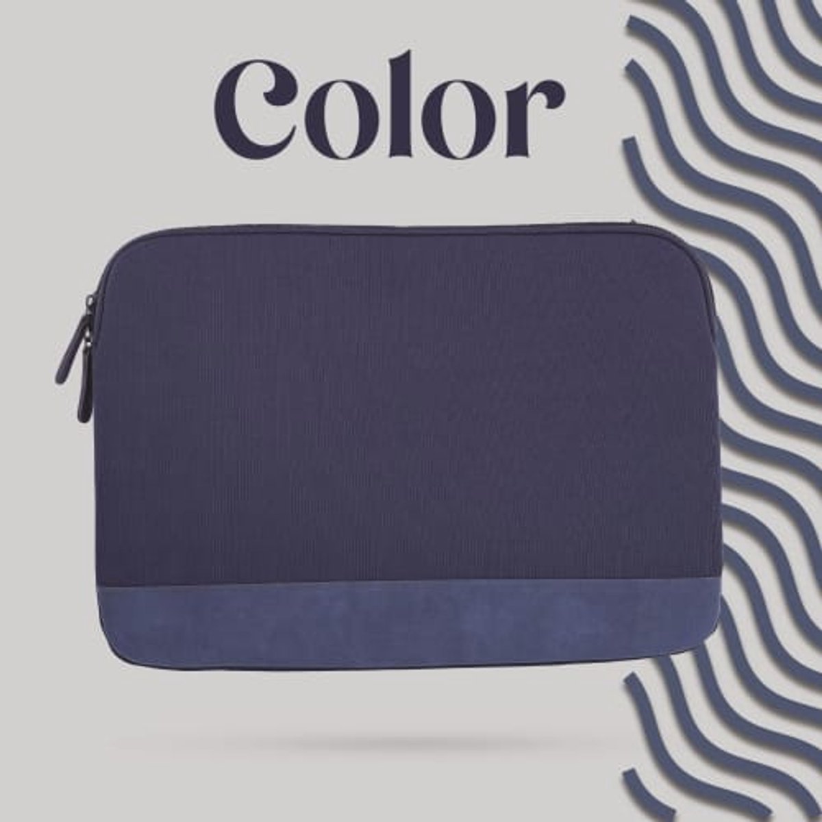 T'nB SLCOLOR14BL laptoptas 35,6 cm (14") Opbergmap/sleeve Blauw