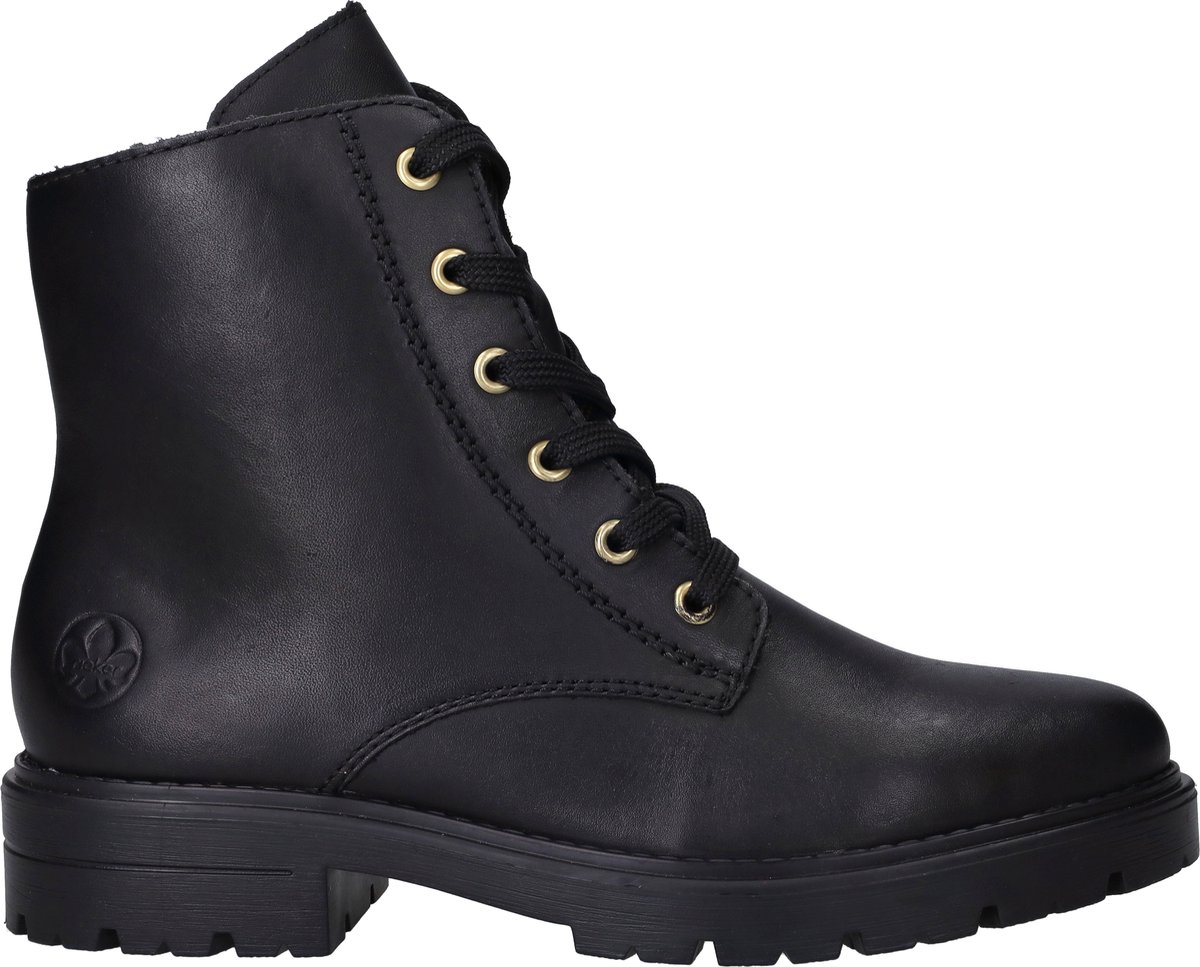 Rieker Veterschoenen Hoog Veterschoenen Hoog - Zwart - Maat 37
