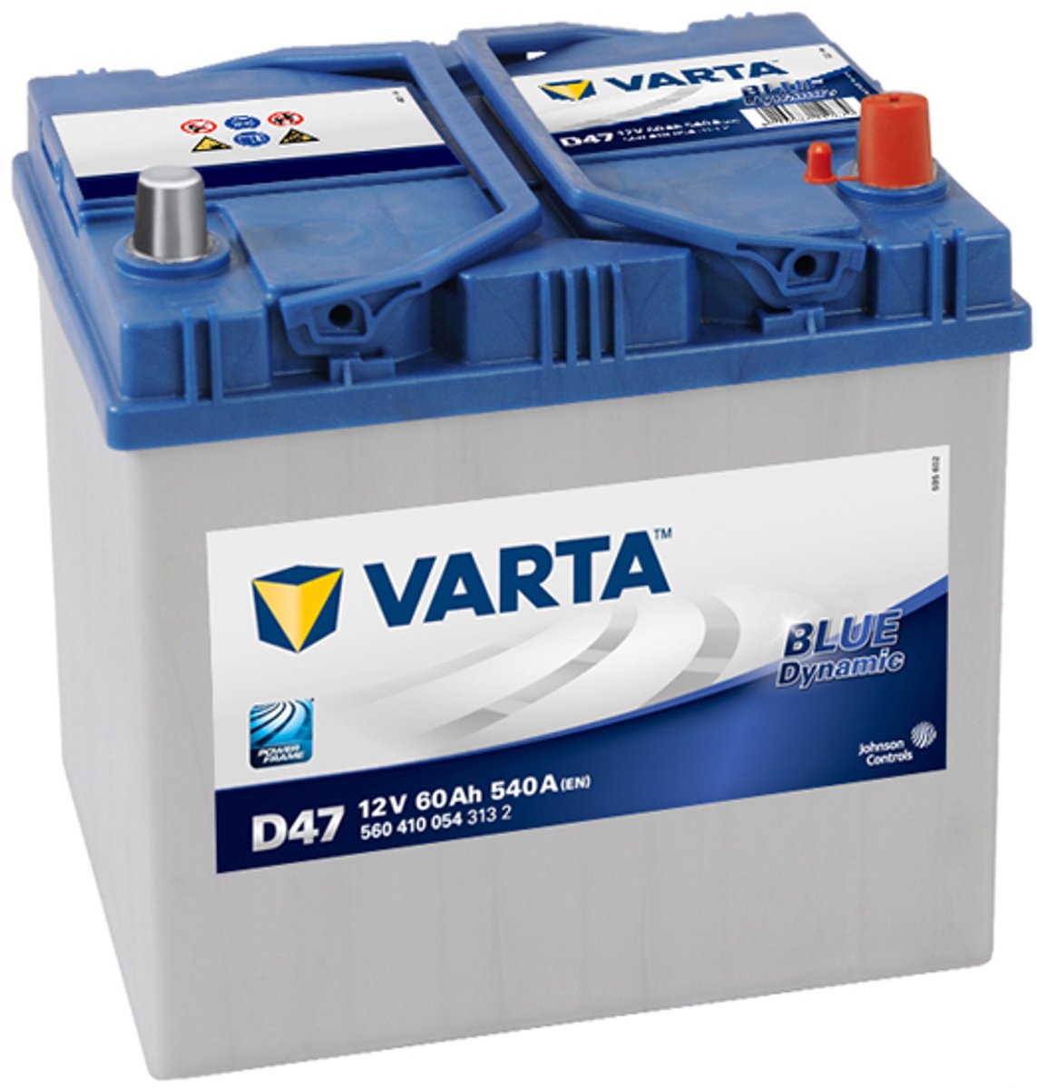 VARTA Blue Dynamic 12V 60Ah - Loodzuur - Startaccu - 560410054