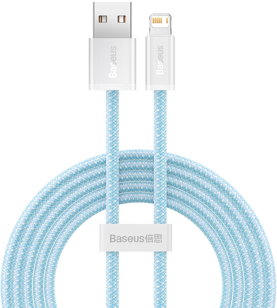 Baseus Usb-Kabel Voor Lightning 2M 2.4A Voor Iphone 11 12 13 14 Dynamische Connector