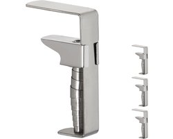 Doodadeals® - Tafelkleedklemmen – Voor Dikke Tafel – Verstelbaar – Tot 4,2 cm – RVS – Binnen en Buiten – Set van 4