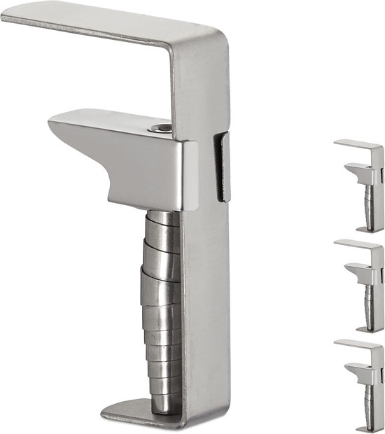 Doodadeals® - Tafelkleedklemmen – Voor Dikke Tafel – Verstelbaar – Tot 4,2 cm – RVS – Binnen en Buiten – Set van 4
