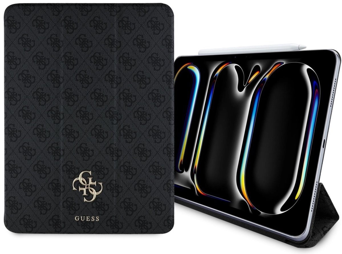 Guess Ipad Pro 13 2024 Hoesje Met 4G Logo En Magnetische Sluiting