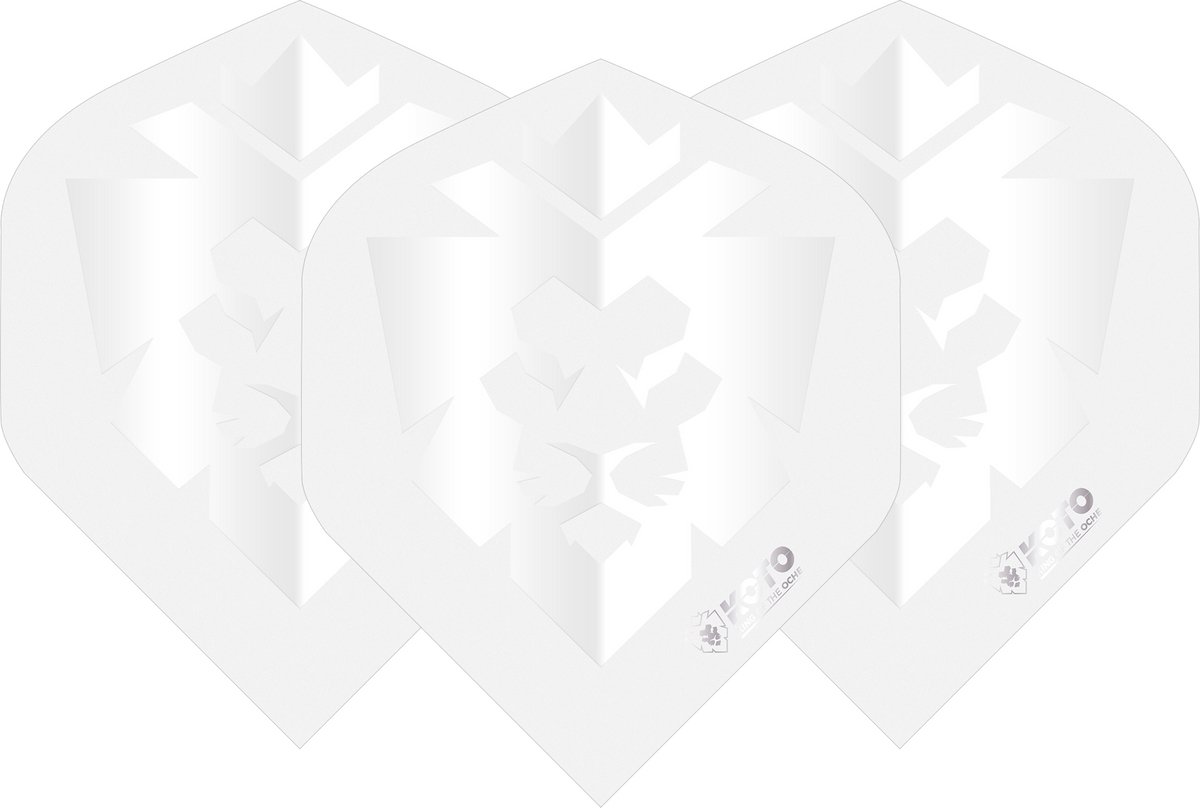KOTO White Emblem NO2 - Dart Flights
