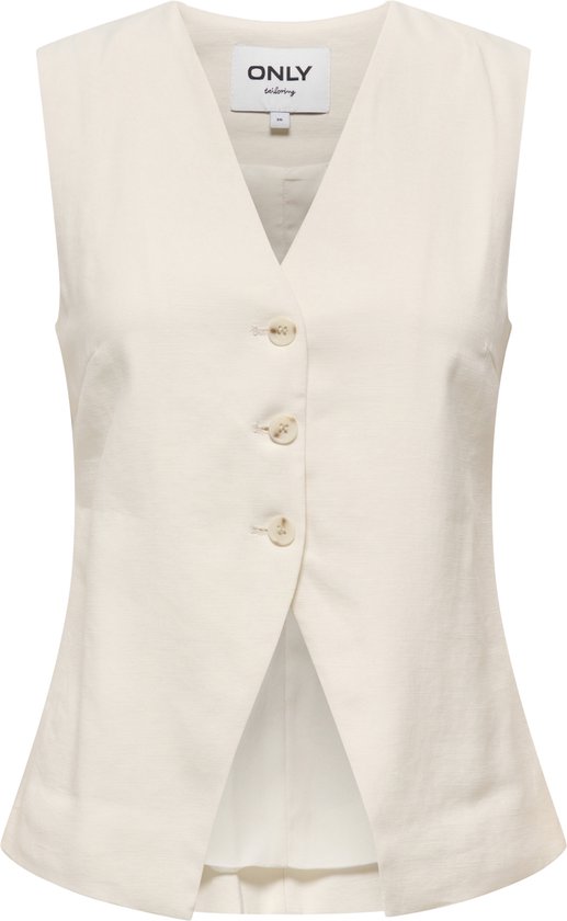 Mouwloze blazer - BIEGE - - 32.00