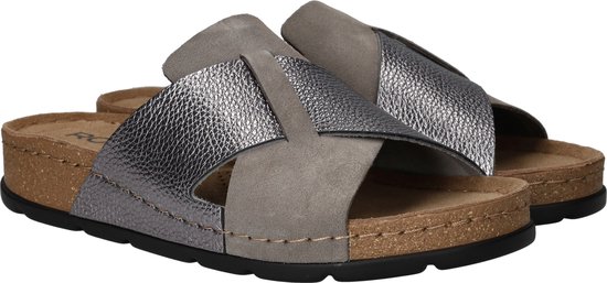 Rohde 5410 - Chaussons femme - Couleur : Grijs - Pointure : 42