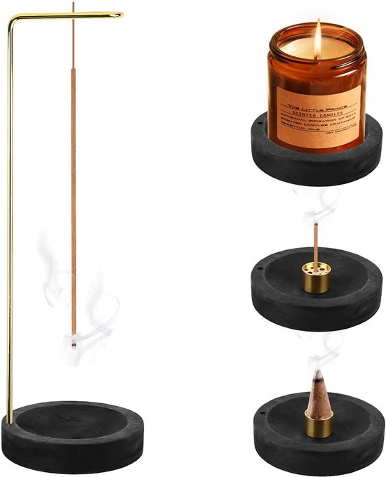 Houder voor wierookbrander Wierookbrander hout aromatherapie wierookbrander met holle gesneden dekking Sandalwood wierookbrander huishoudelijke wierookbrander ornamenten Wierook Houders