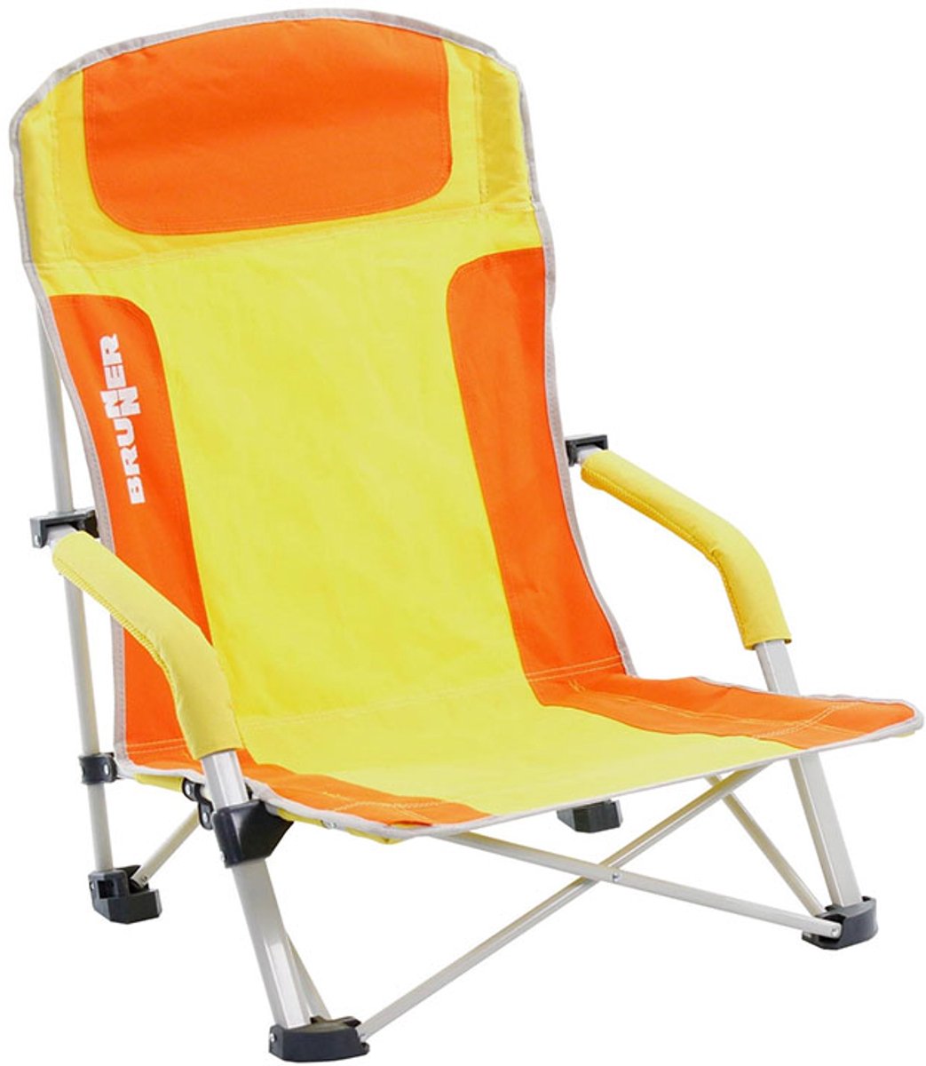 Brunner Bula - strandstoel geel/oranje