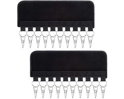 Magische Ophangclip - Draagbare washaken - Set van 2 - Roestvrij staal